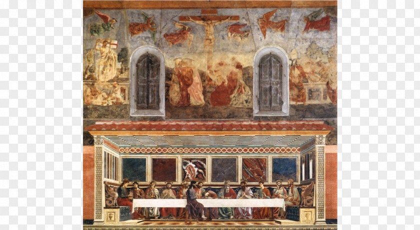 Painting The Last Supper Renaissance Florence Art PNG
