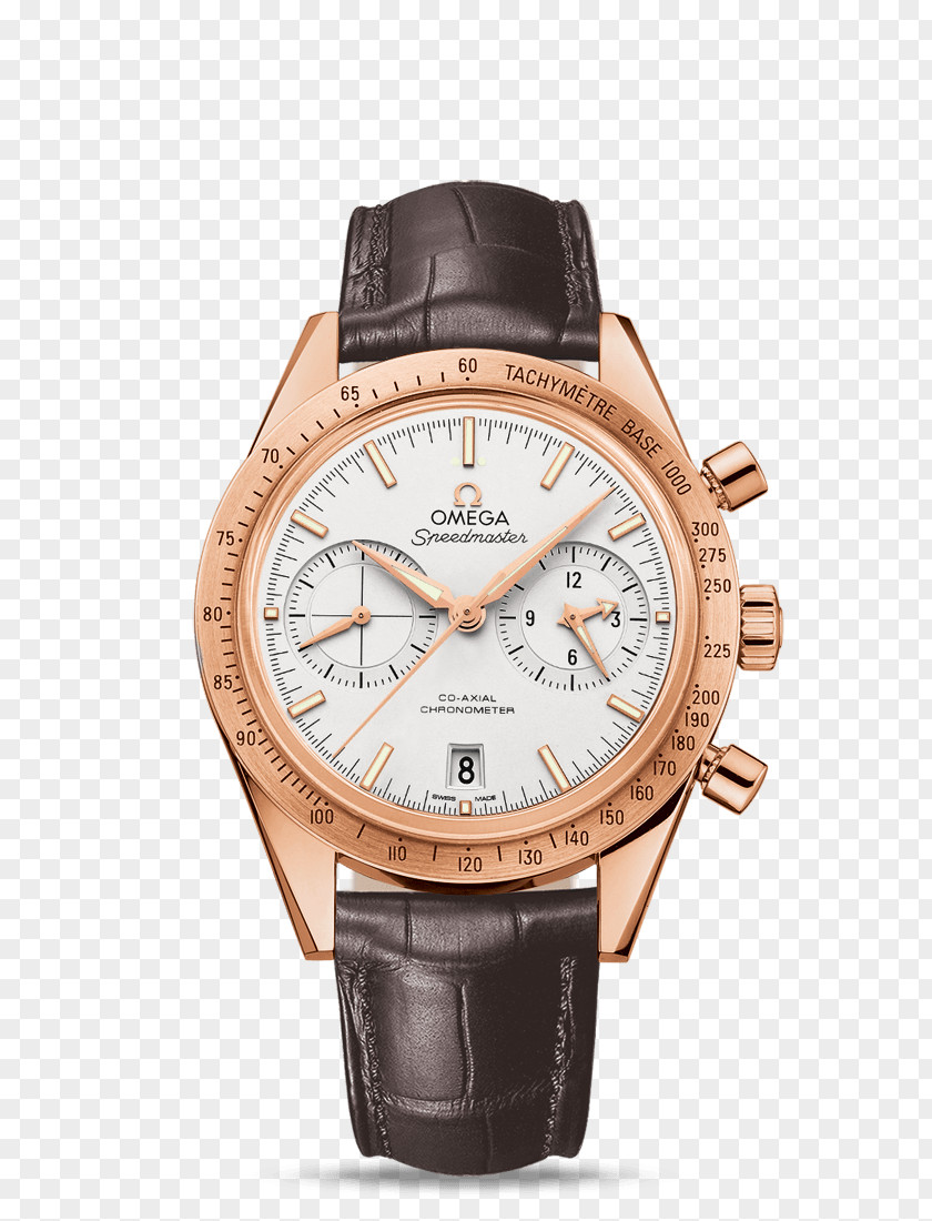 Round Bezel Omega Speedmaster Coaxial Escapement Chronograph SA Watch PNG