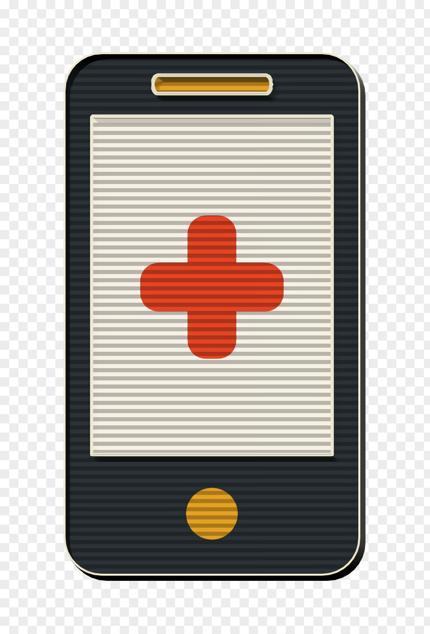 Smartphone Icon Medical Elements PNG