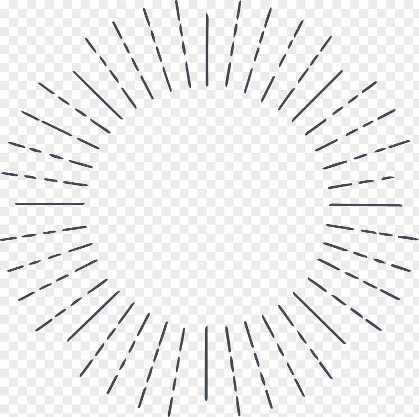 Super Bright Radiation Circle Point PNG