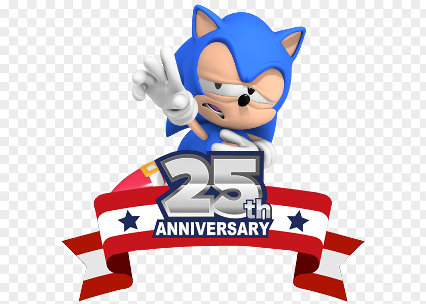 25th Anniversary Sonic The Hedgehog 2 Mania Forces Tails PNG