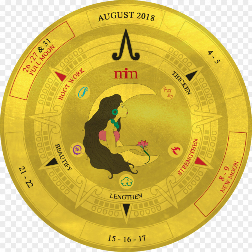 Moon Lunar Calendar Hairstyle Phase PNG