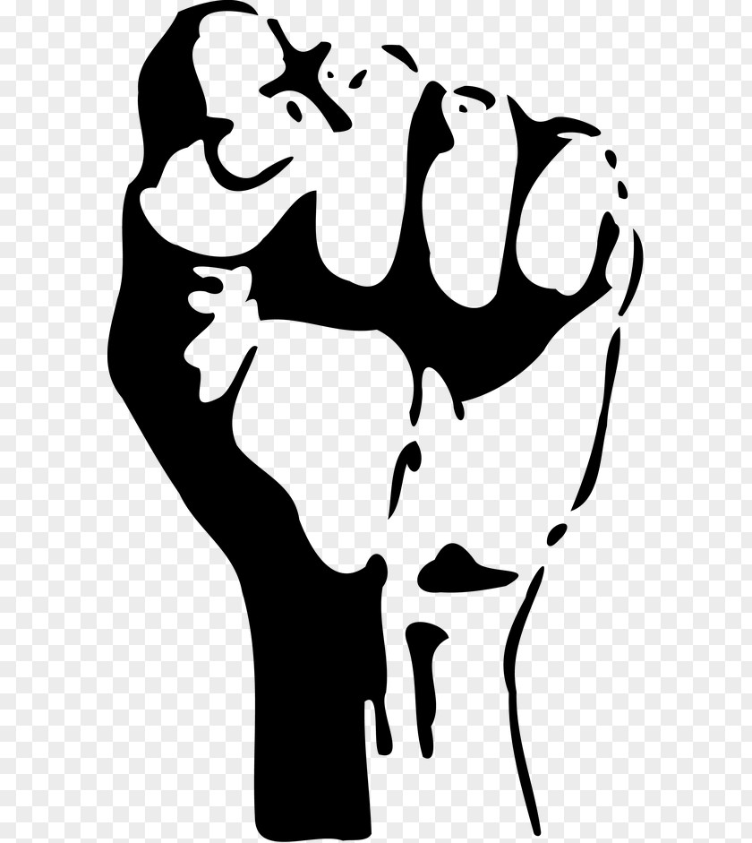 Strength Fist Raised Clip Art Vector Graphics PNG