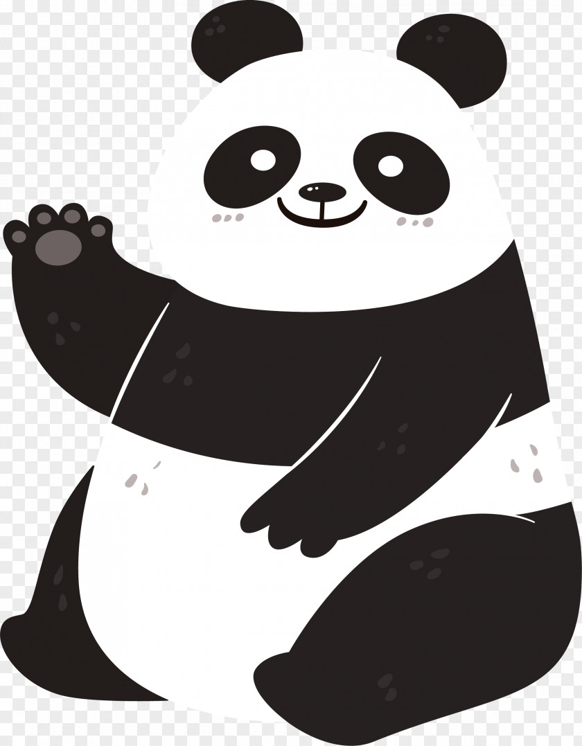 Hello Panda! Giant Panda Computer File PNG