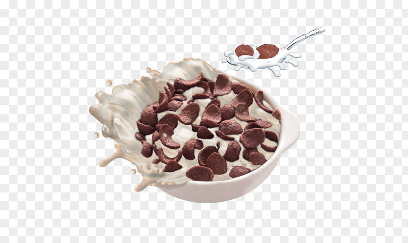 Milk Bowl Chocolate Praline Frozen Dessert Tableware PNG