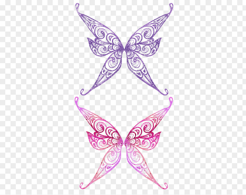 Purple Fairy Wings Butterflix Monarch Butterfly DeviantArt Artist PNG