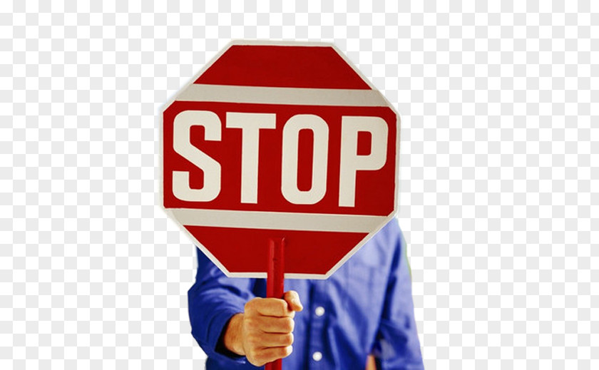 Stop Flag Information Sign Business PNG