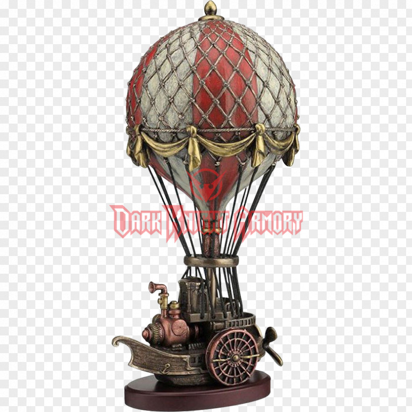 Balloon Hot Air Steampunk Airship Statue PNG