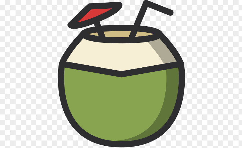 Minimal Summer Coconut Water Cocktail Juice Alcoholic Drink PNG