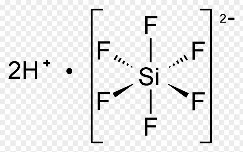 Molecular Structure Hexafluorosilicic Acid Sodium Fluorosilicate Chemical Compound Fluoride PNG