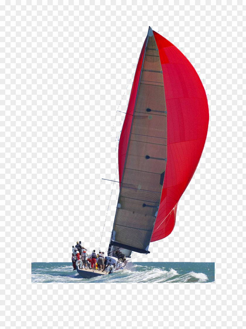 Red Sailing Vehicles Ship Sailboat PNG