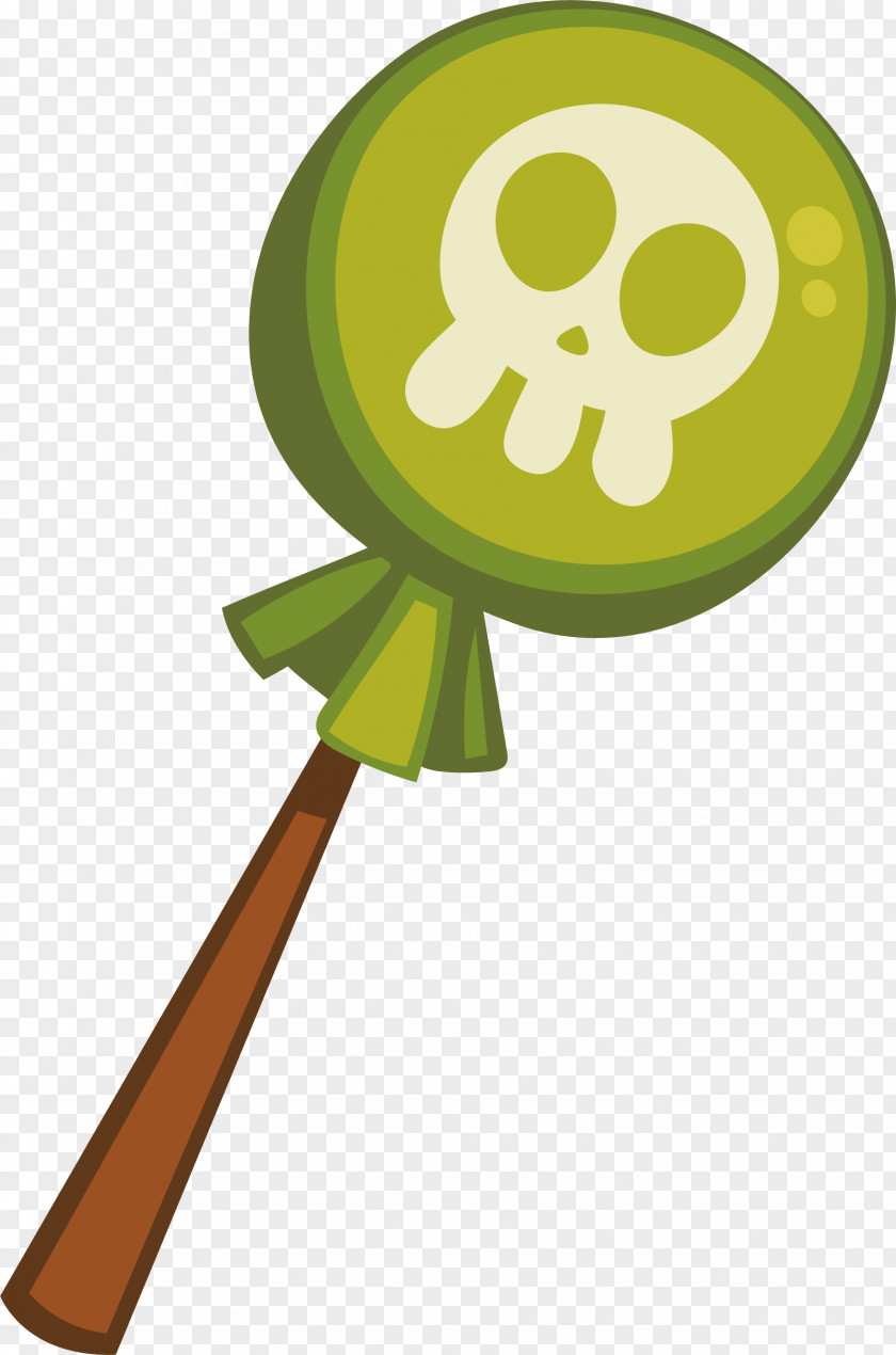 Skull Green Lollipop Leaf Clip Art PNG