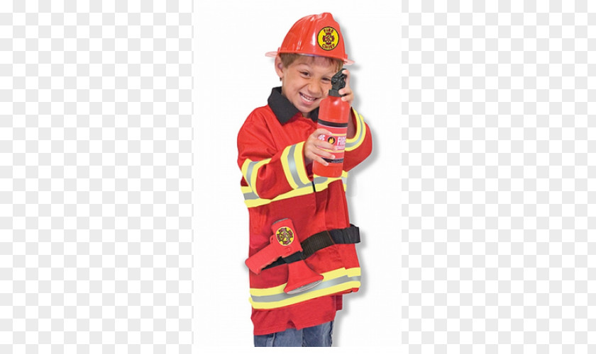 Toy Melissa & Doug Costume Child Fire Chief PNG