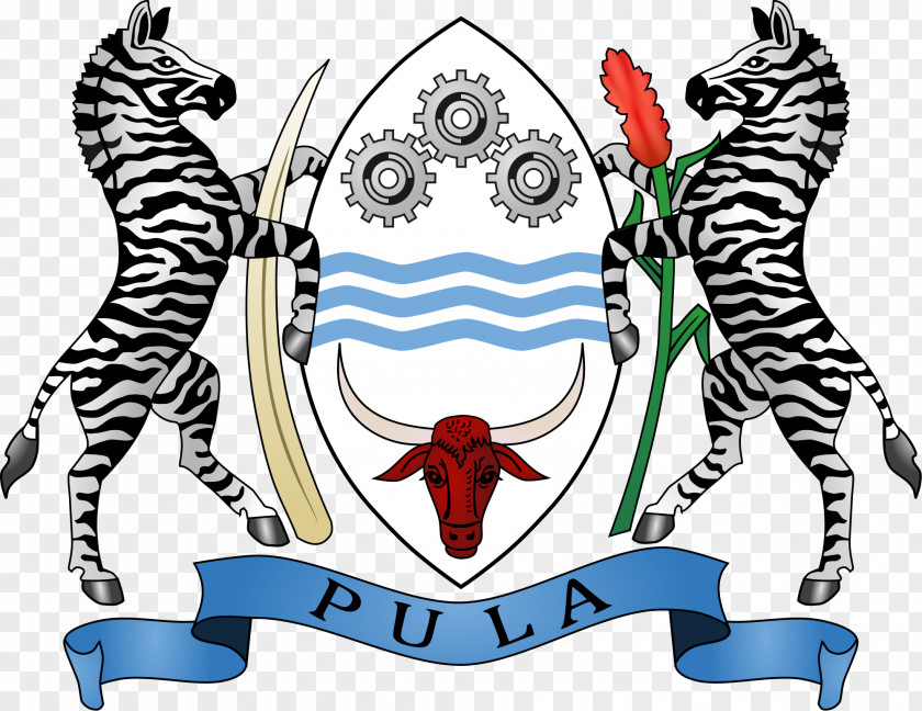 Coat Of Arms Botswana Flag Symbol PNG