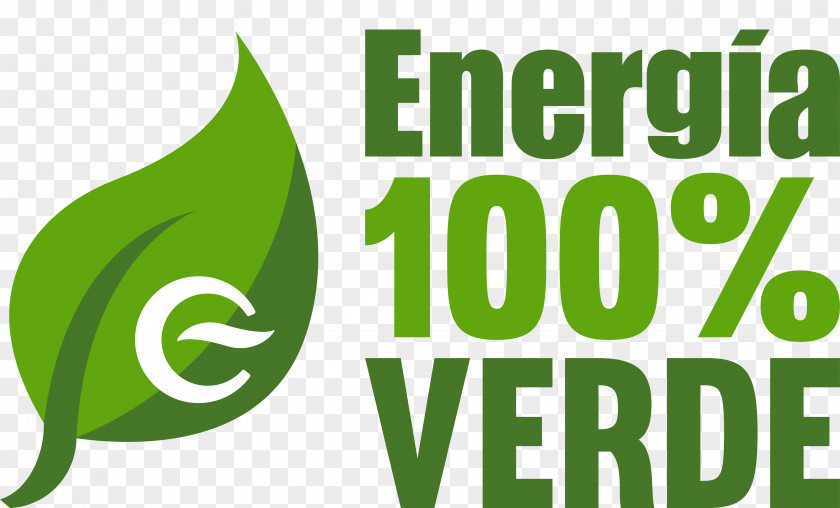 Energy 100% Renewable Logo Electricity PNG