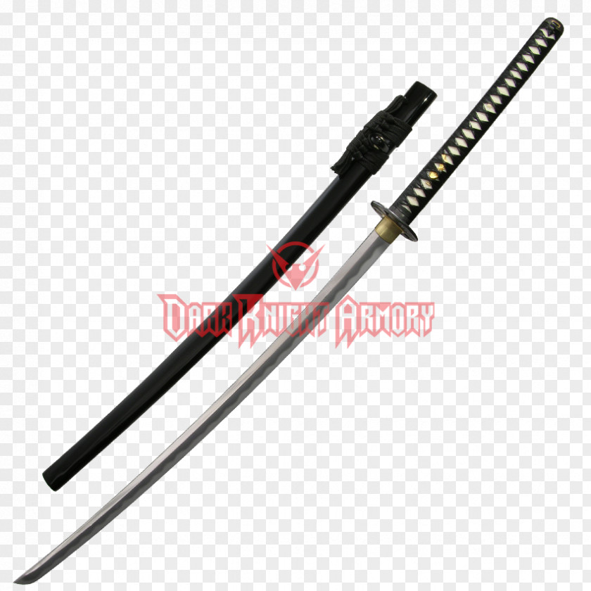 Katana Japanese Sword Blade Damascus Steel PNG
