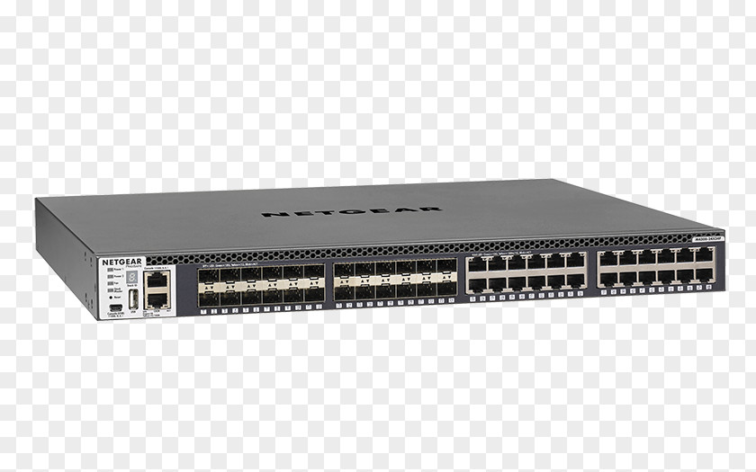 Netgear Switch 24 NETGEAR ProSAFE M4300-8X8F Network 10 Gigabit Ethernet Port PNG