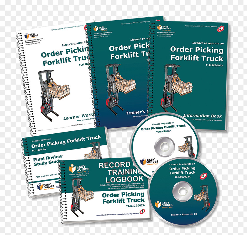 Order Picking Rigging Book Aerial Work Platform Training Text PNG