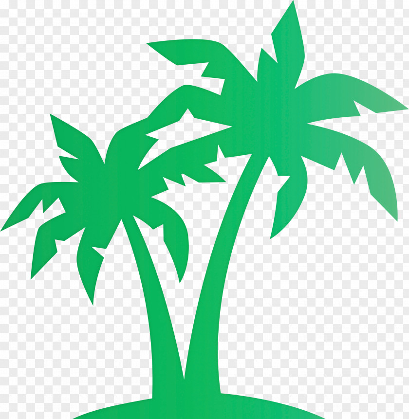 Palm Tree Beach Tropical PNG