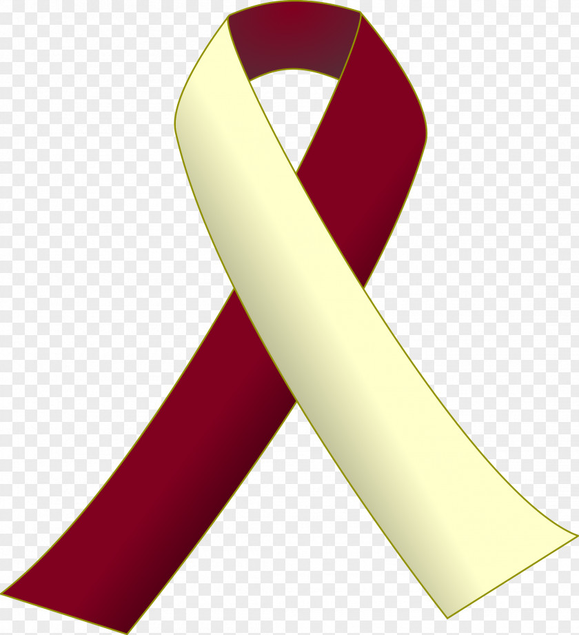 Ribbon Awareness Head And Neck Cancer Pink PNG