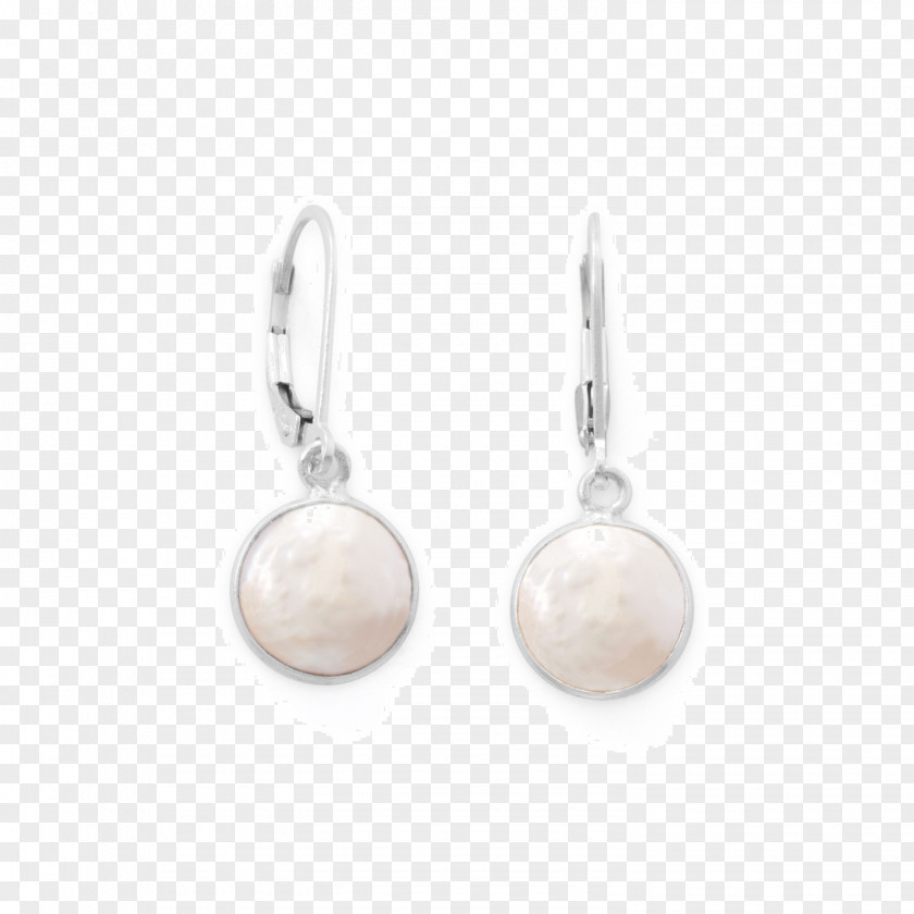 Silver Cultured Freshwater Pearls Earring Sterling PNG