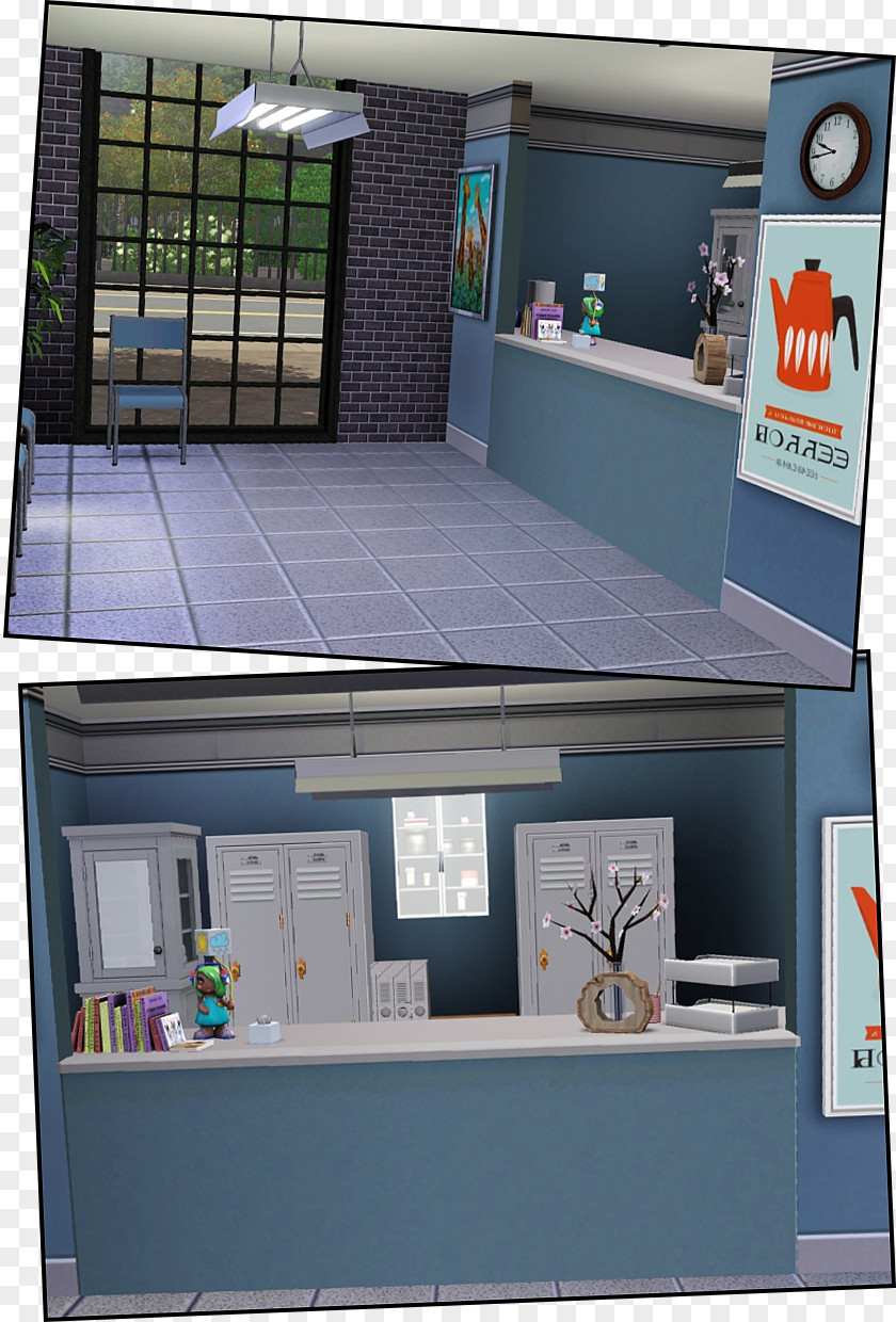 Waiting Area The Sims 3 2 Room Clinic Doctor's Office PNG