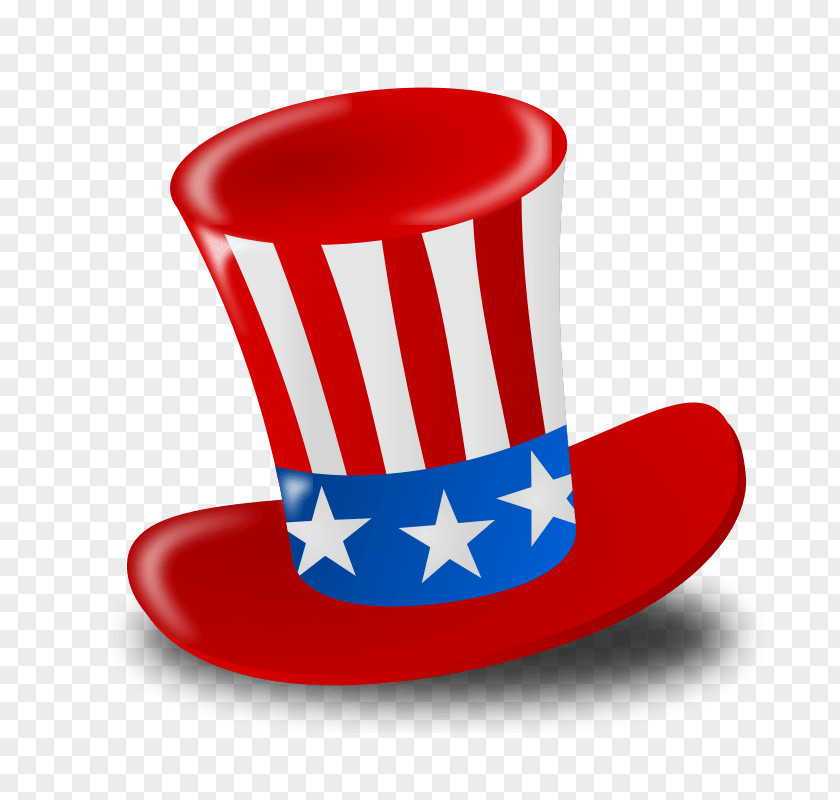 Happy Fourth Of July Hat PNG Hat, red, blue, and white USA hat illustration clipart PNG