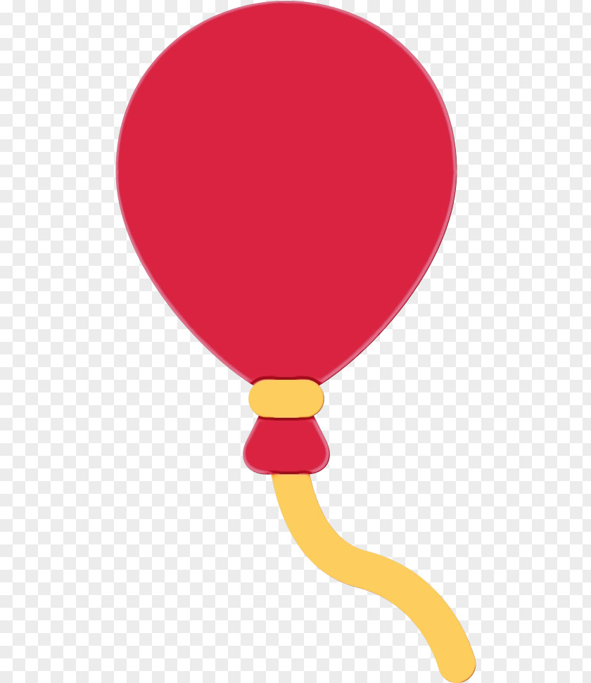 Hot Air Balloon Red PNG