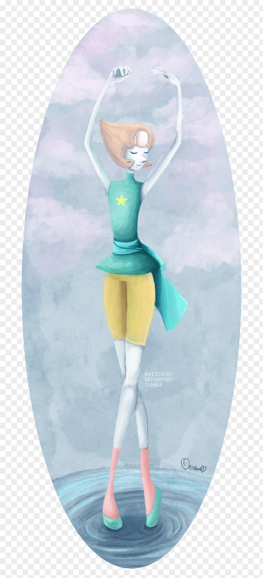 Pearl Steven Universe Figurine PNG