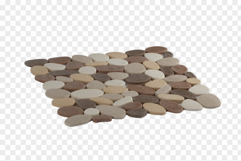 Pebble Mosaic Charcoal Color PNG