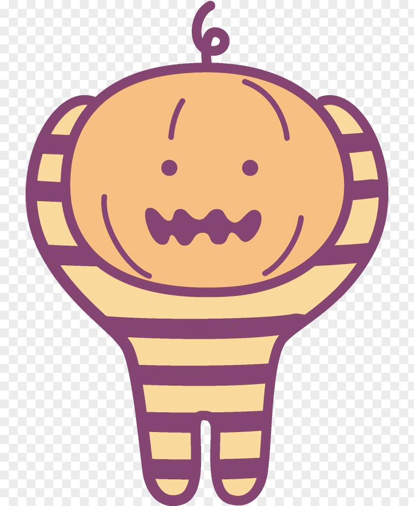 Thumb Finger Jack-o-Lantern Halloween Carved Pumpkin PNG
