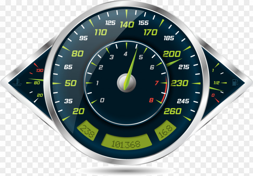 Vector Car Odometer Gauge Speedometer Euclidean PNG