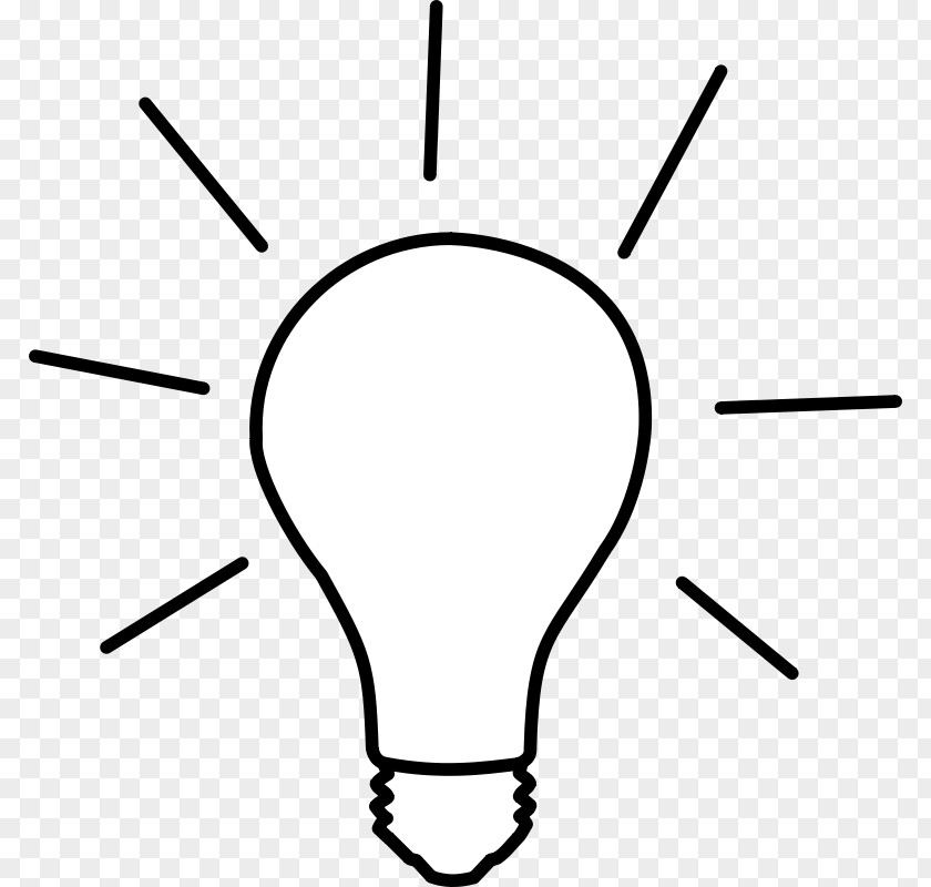 Picture Of Lightbulb Incandescent Light Bulb Drawing Clip Art PNG