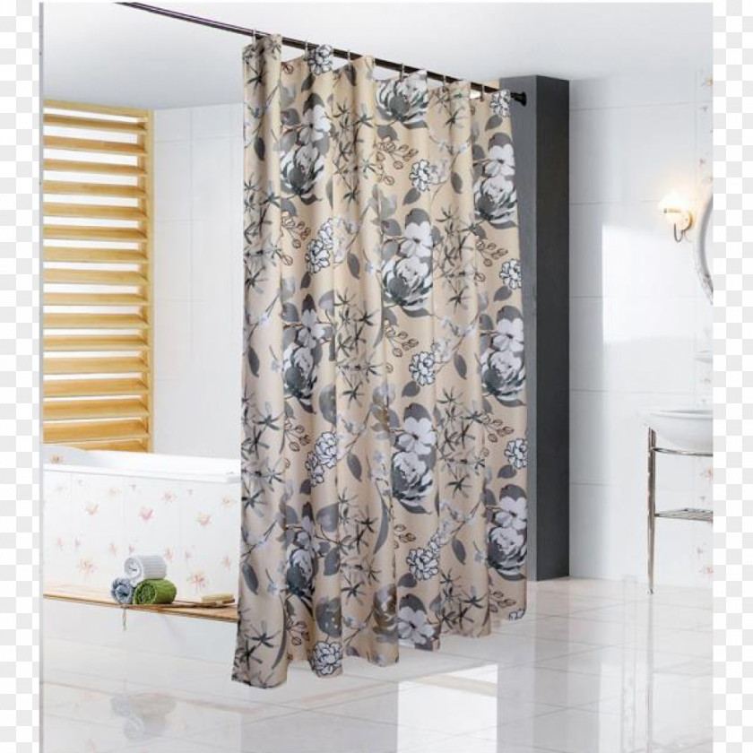 Creative Splashing Window Treatment Curtain & Drape Rails Douchegordijn PNG