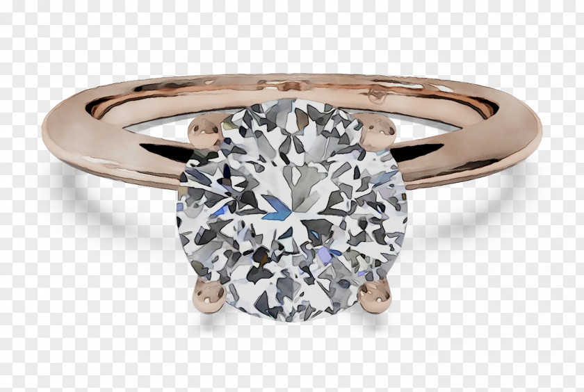Engagement Ring Solitaire Diamond PNG