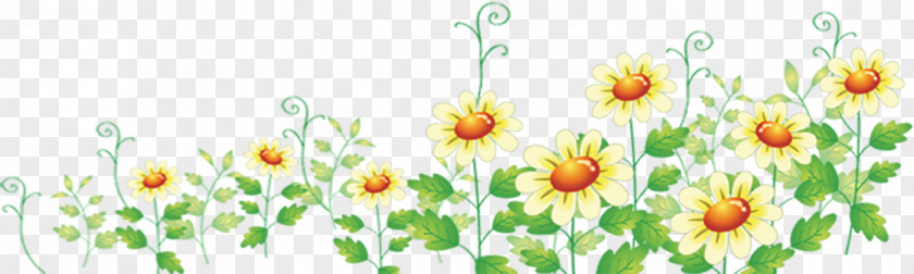 Hand-painted Chrysanthemum Flower Floral Design Web Clip Art PNG
