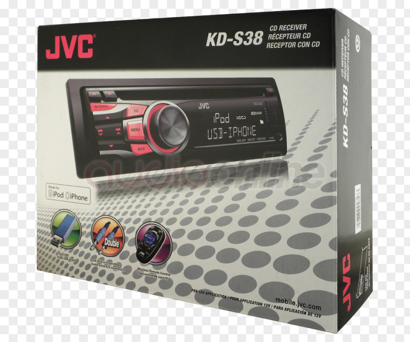 Jvc Vehicle Audio JVC Radio Receiver Compact Disc PNG