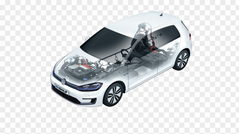 Volkswagen 2015 E-Golf Electric Car Vehicle PNG
