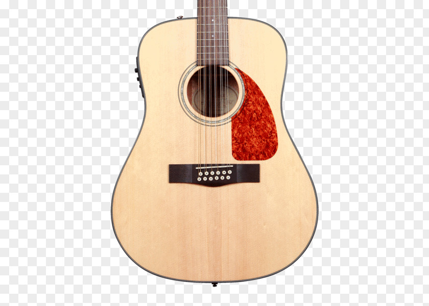 Acoustic Guitar Twelve-string Fender CD-140SCE Acoustic-Electric String Instruments PNG