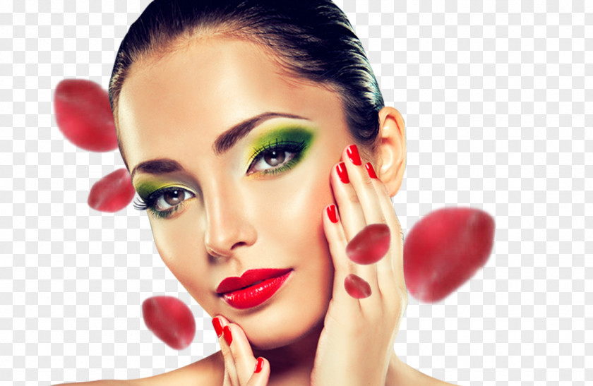 Beauty Cosmetics Model Face Powder Parlour PNG