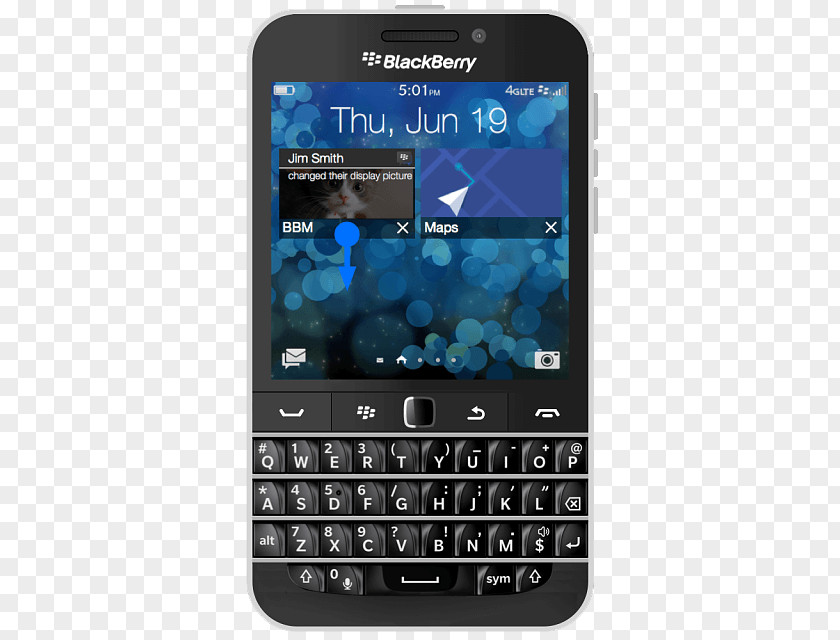 BlackBerry Classic Q10 Telephone Priv Passport PNG