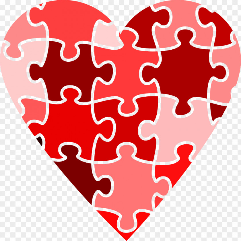 Corazon Bueno Jigsaw Puzzles Clip Art Openclipart Pink (Puzzle) PNG