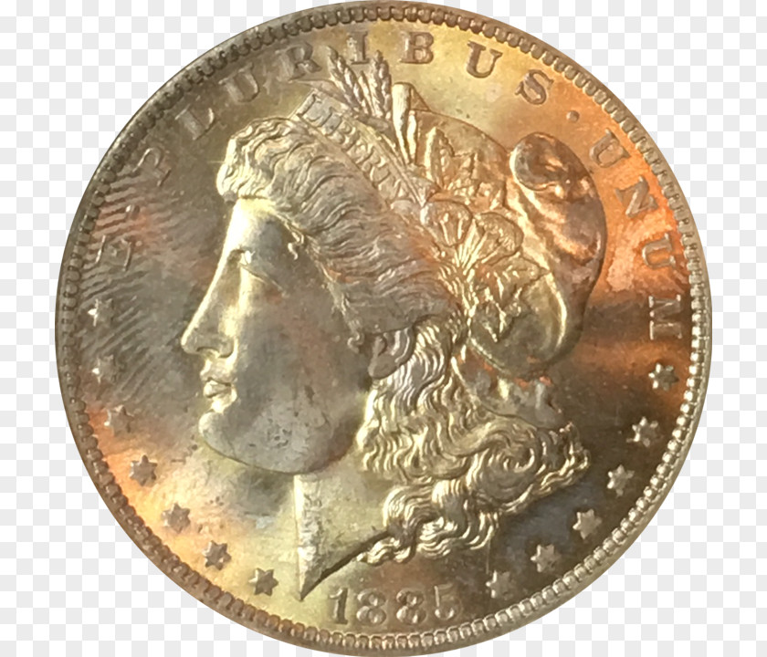 Gold Quarter Morgan Dollar Coin Silver PNG