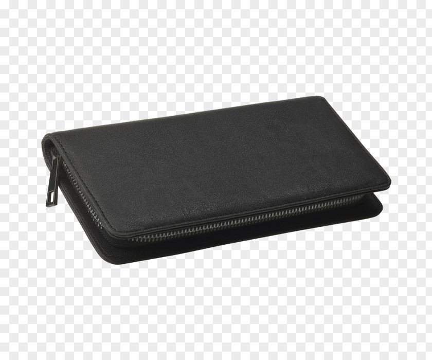 Metal Zipper Wallet Leather Handbag PNG