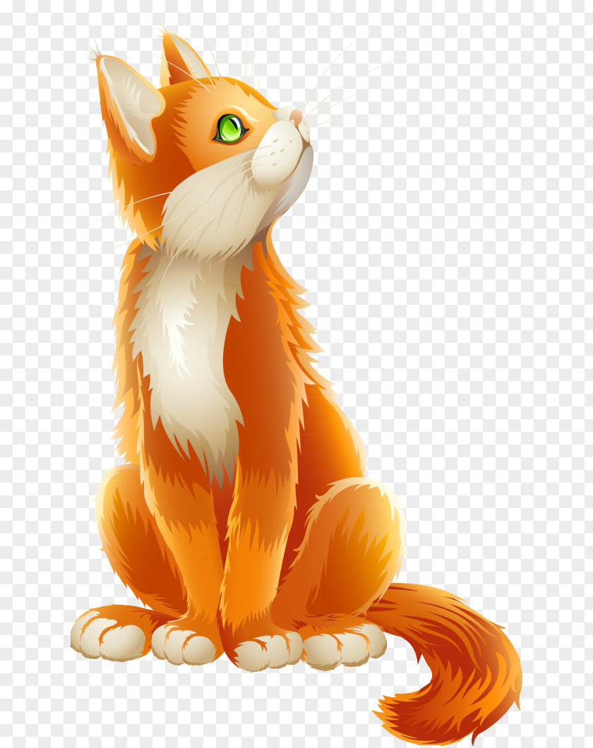 Animal Figure Cat Orange PNG