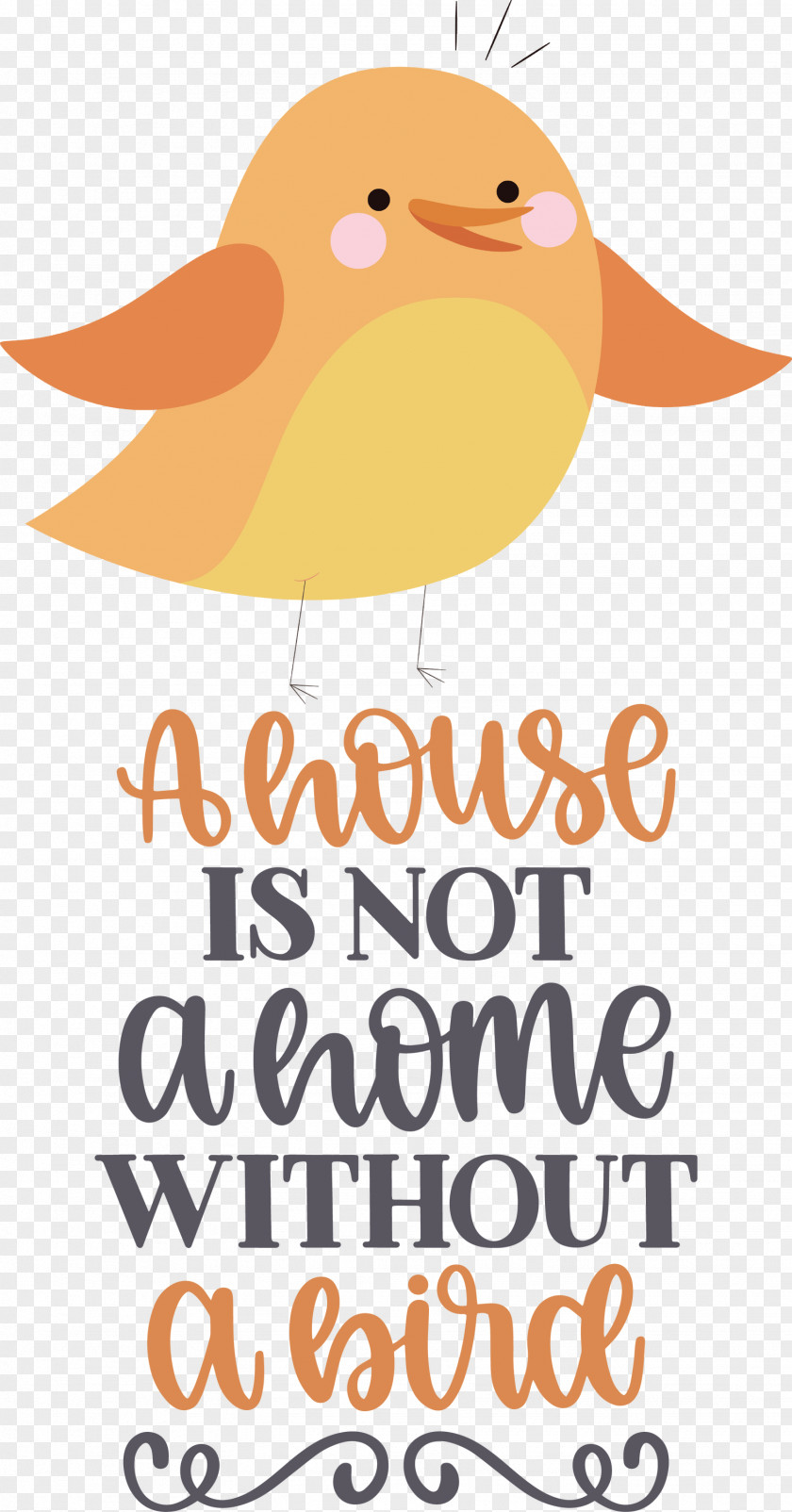 Bird Quote Home PNG