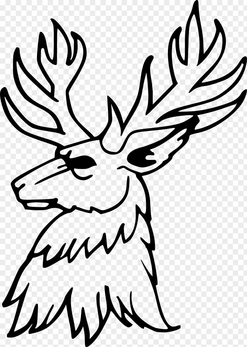 Deer Drawing Silhouette Clip Art PNG