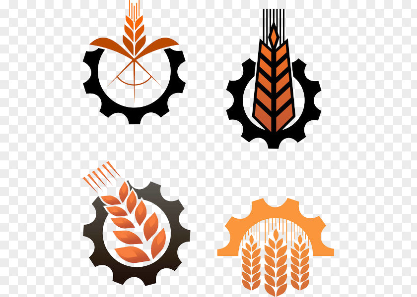 Hand Painted Icon Of Wheat Agriculture Farm Industry Ear PNG