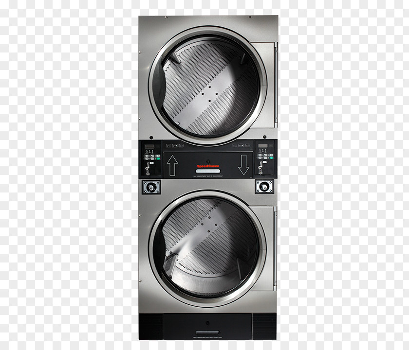 Industrial Washer And Dryer Clothes Speed Queen Washing Machines Laundry Combo PNG