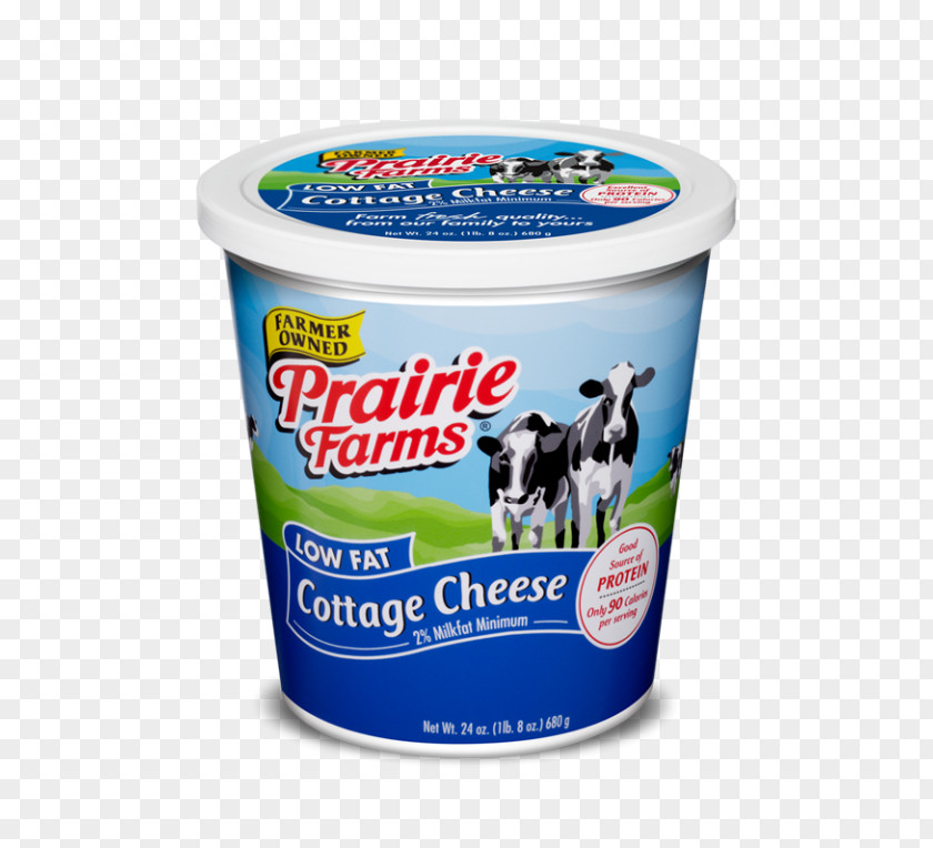 Milk Cottage Cheese Prairie Farms Dairy Food PNG